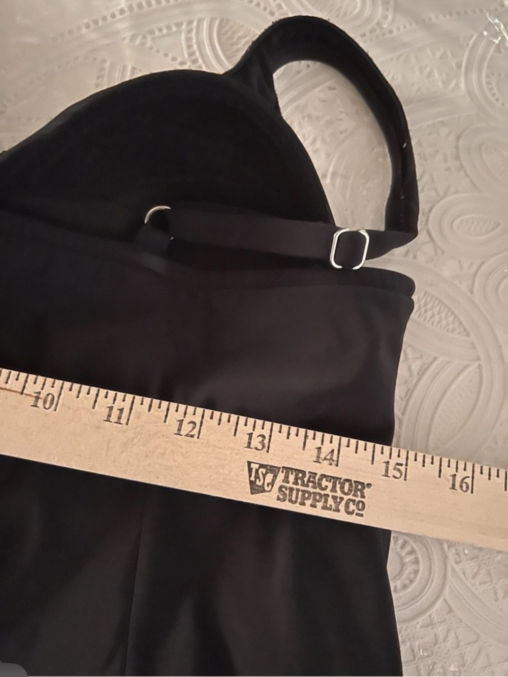 CROFT & BARROW Black SIZE 12 Tie-Front One-Piece Swimsuit Dress Full Coverage - Picture 11 of 15
